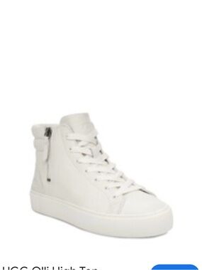 UGG Women's White High-Top Lace-Up Sneaker